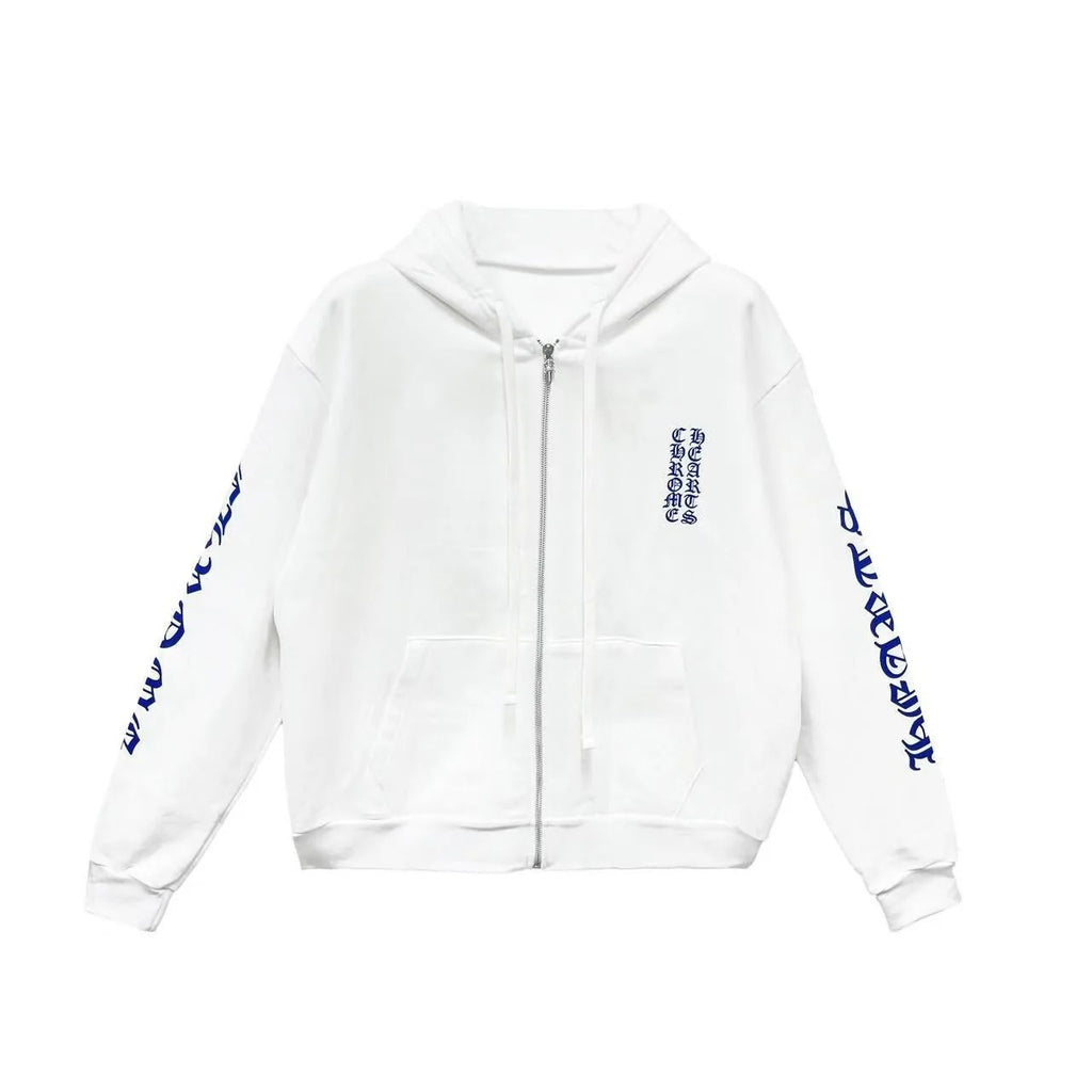 Chrome Hearts-Scroll White | Zip Up