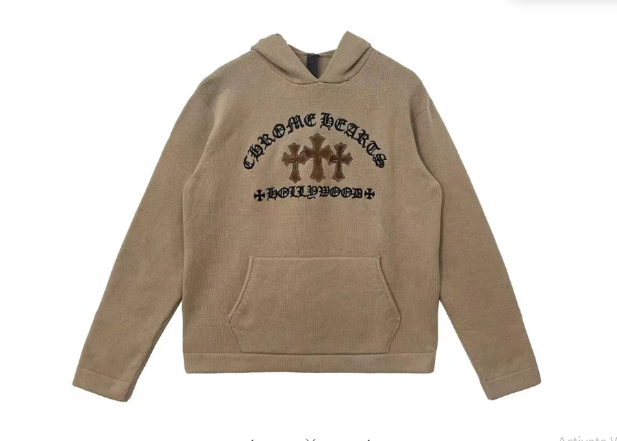 Chrome Hearts-Triple Cross | Hoodie